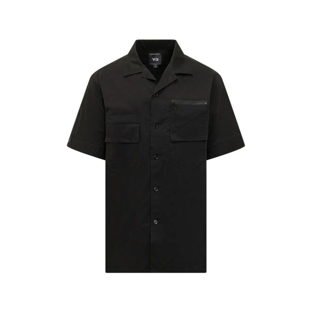 Y-3 Men Multi-Pocket Short-Sleeved Shirt